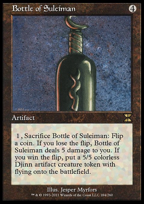 Bottle of Suleiman